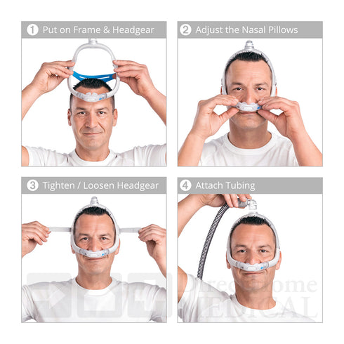 ResMed AirFit™ P30i Nasal Pillow CPAP Mask with Headgear Starter Pack