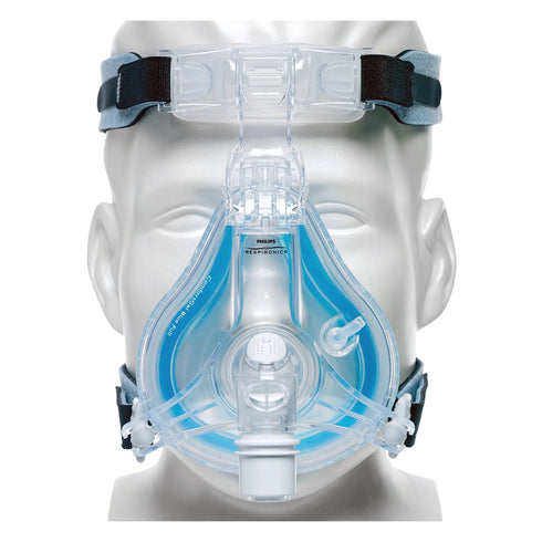 Philips Respironics ComfortGel Blue Full Face CPAP Mask with Headgear