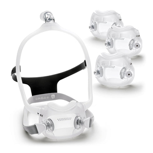 Philips Respironics DreamWear Full Face CPAP Mask with Headgear - FitPack